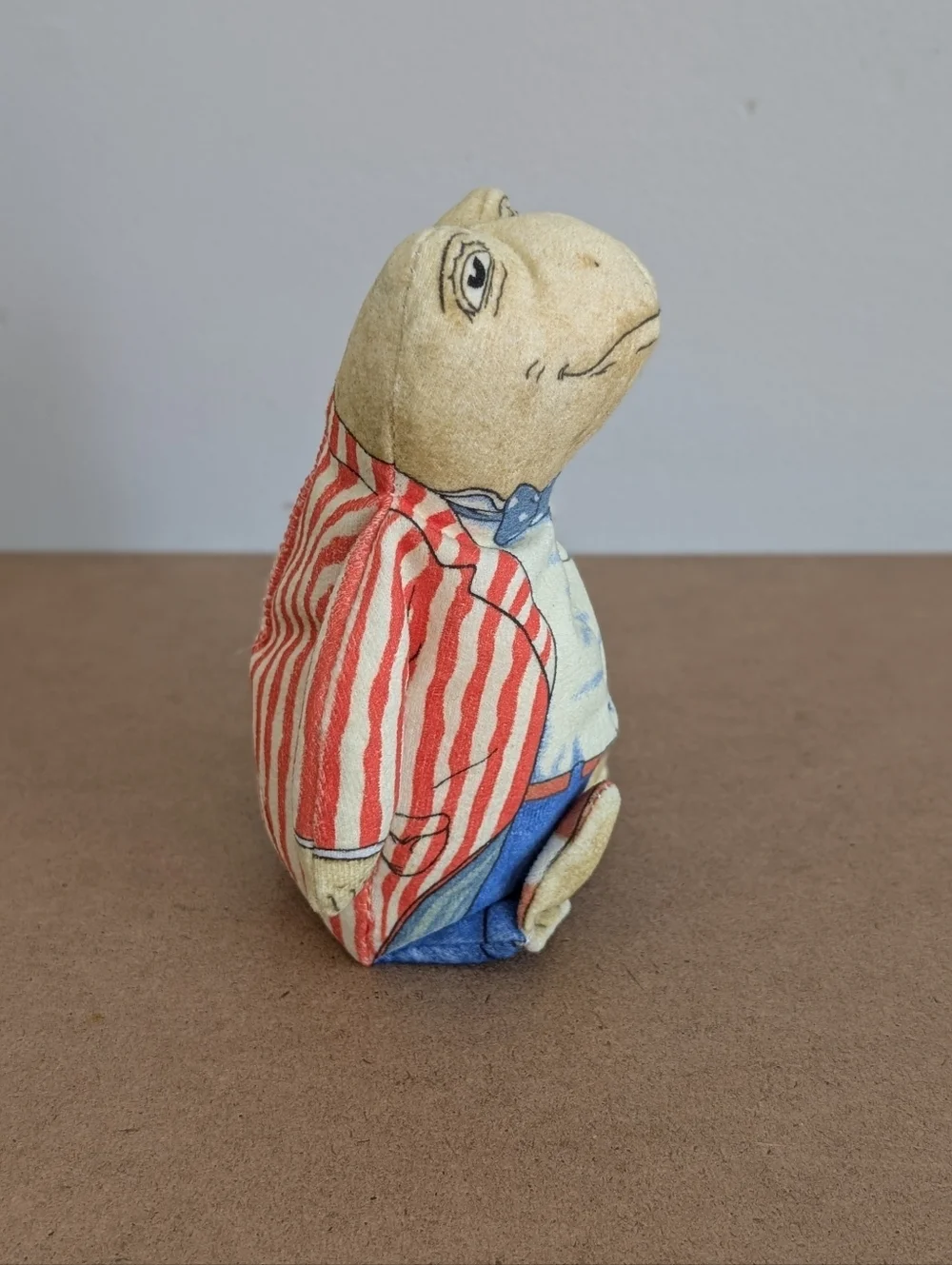 Vintage 1981 Wind In The Willows Mr. Toad Weighted Plush Bean Bag Figure - Picture 2 of 11